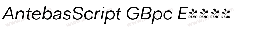 AntebasScript GBpc E字体转换